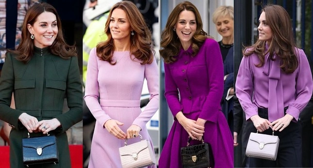 Những chiếc túi hiệu lạ lẫm trong bộ sưu tập của công nương kate middleton