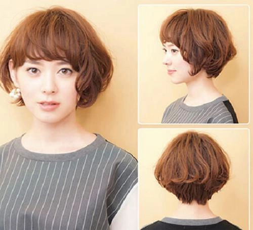 Những kiểu tóc xoăn ngắn mặt tròn để là đẹp khiến chị em xiêu lòng ngay lập tức