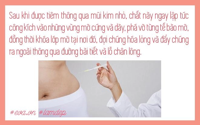 Nọng cằm mỡ bắp tay mỡ bụng tan biến sau vài phút nhờ tiêm tan mỡ thực hư ra sao