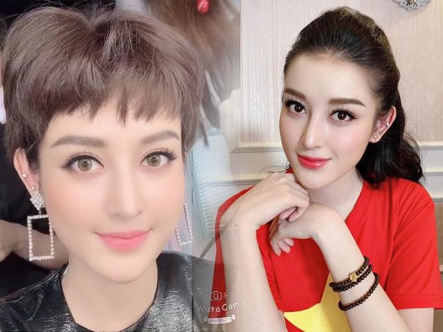 Ơn trời á hậu bánh bèo nhất vbiz huyền my đã xuống tóc như con trai rồi sao