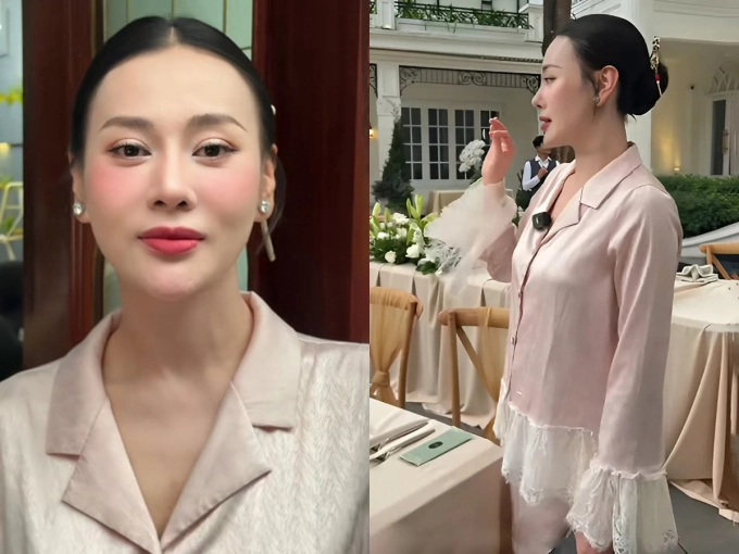 phu nhân hào môn phương oanh được khen dù mặc đồ ngủ bình dân
