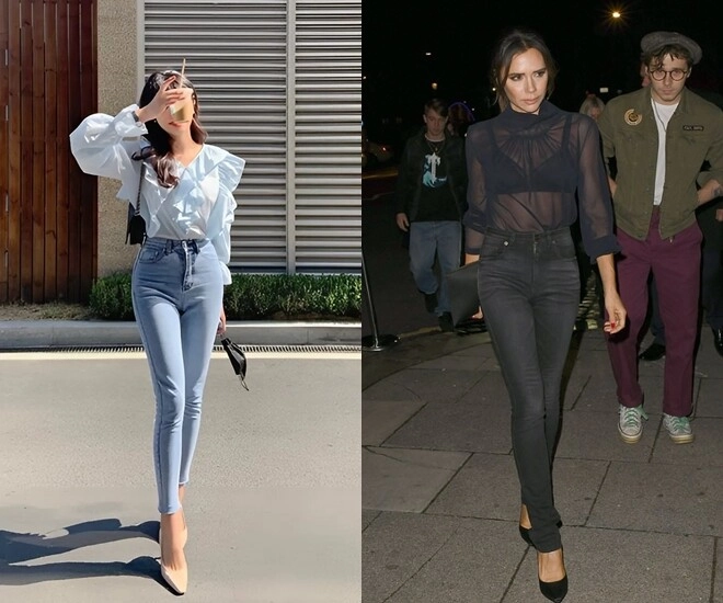 Phụ nữ 40 đi giày gì với quần jeans bó để vừa cao vừa gầy 4 mẫu giày chân ái giúp chị em như trẻ ra 10 tuổi