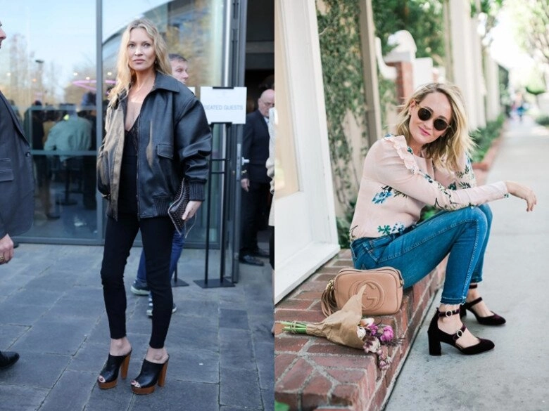 Phụ nữ 40 đi giày gì với quần jeans bó để vừa cao vừa gầy 4 mẫu giày chân ái giúp chị em như trẻ ra 10 tuổi