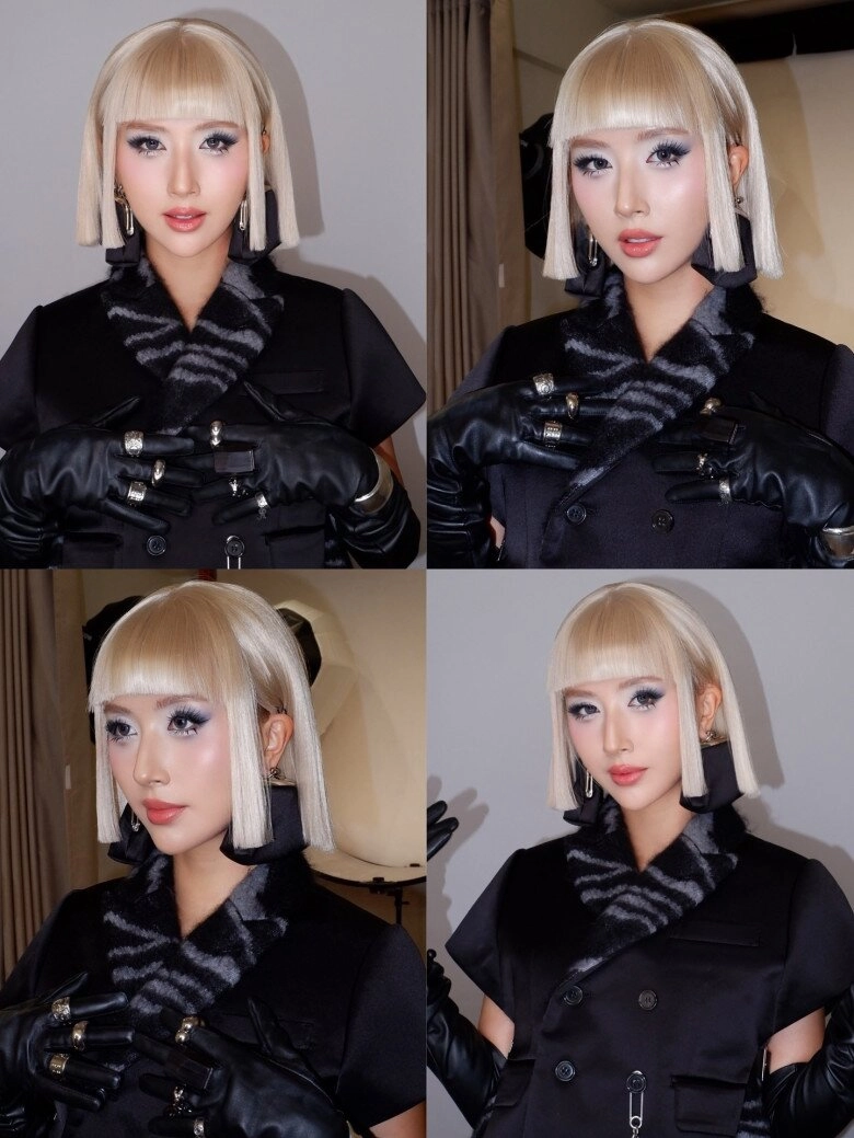 Quỳnh anh shyn khoe giao diện độc lạ từ răng tới tóc khó ai chiến lại tại vũ trụ em xinh say hi