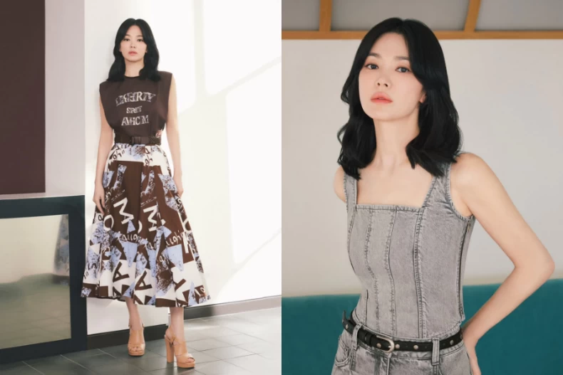 Song hye kyo ăn gian tuổi nhờ 5 màu trang phục cứ mặc lên là trẻ lại 10 tuổi hợp mọi tông da