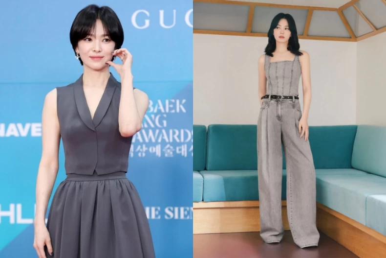 Song hye kyo ăn gian tuổi nhờ 5 màu trang phục cứ mặc lên là trẻ lại 10 tuổi hợp mọi tông da