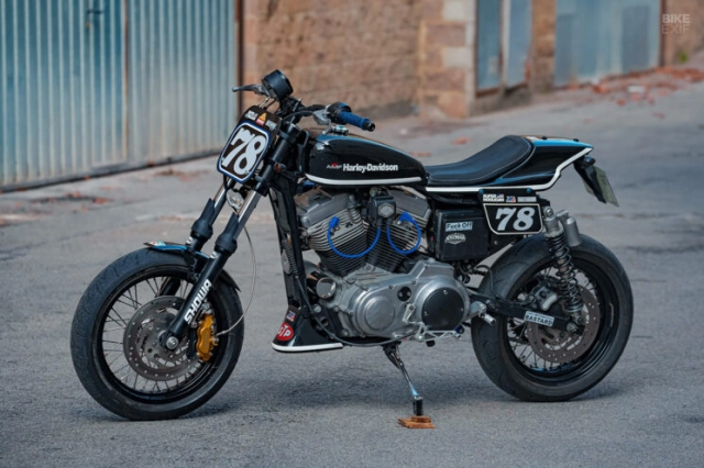 Sportster 1200 độ đặc biệt với ý tưởng super-tracker