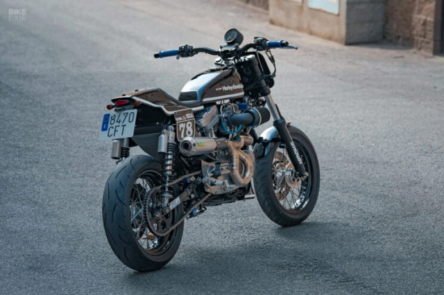 Sportster 1200 độ đặc biệt với ý tưởng super-tracker