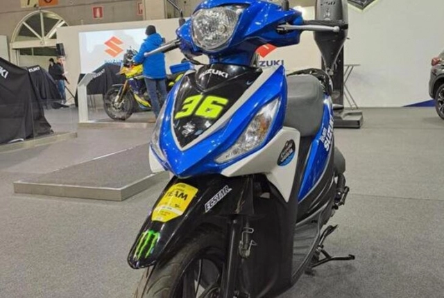 Suzuki giúp đỡ trẻ em ung thư bằng cách đấu giá xe tay ga sử dụng trong motogp