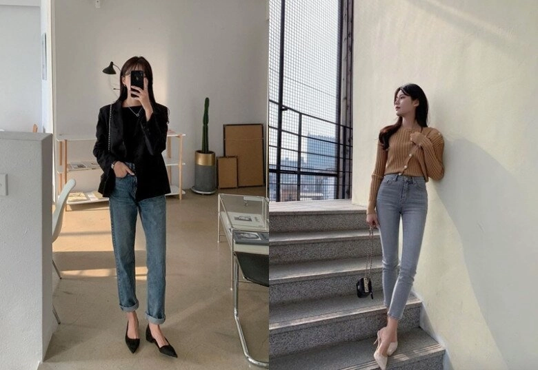 Tại sao giày thể thao giờ bị nhiều chị em xếp xó khi mặc với quần jeans gái thanh lịch mê 3 kiểu này hơn hẳn