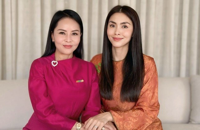 Tăng thanh hà liên tục xuất hiện nền nã với áo dài sánh đôi đẹp tuyệt đối bên ông xã louis nguyễn