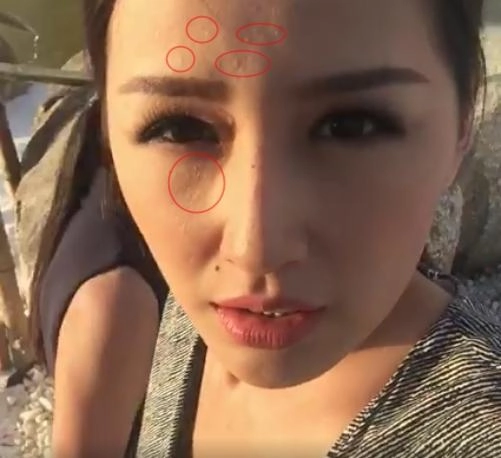 Tiểu vy mai phương thuý và loạt mỹ nhân dù make-up kỹ càng vẫn lộ làn da chi chít mụn