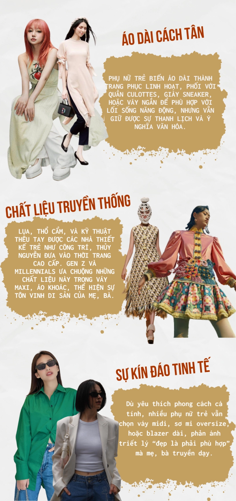 Trang phục của mẹ cá tính của con thời trang việt trong dòng chảy thế hệ