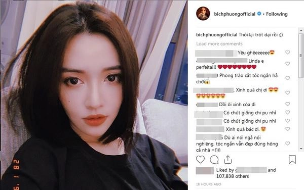 trót dại xuống tóc ăn tết bích phương khiến các fan dậy sóng bởi nhan sắc khác lạ