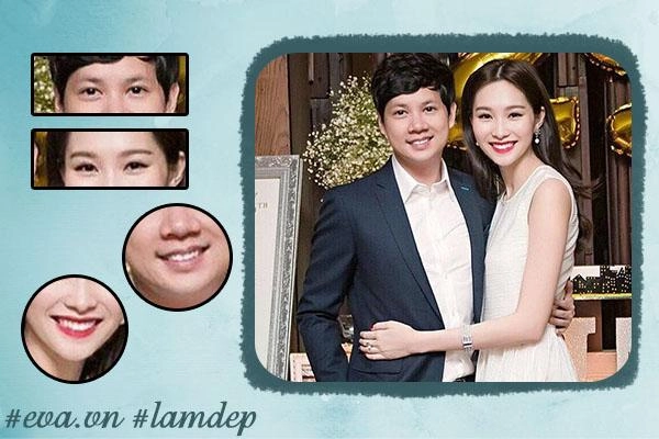 Vợ chồng sở hữu nét phu thê càng nhìn càng thấy đẹp đều của showbiz việt
