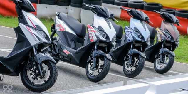Xe ga kymco mới trang bị động cơ như nouvo 4 sở hữu dàn chân 2 đĩa và abs kênh đôi