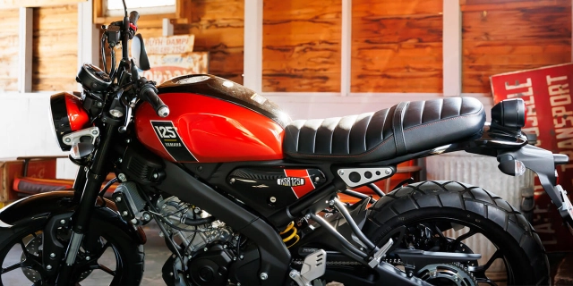 Xsr125 2024 ra mắt trong sự ưu ái của yamaha với dàn chân chất lượng