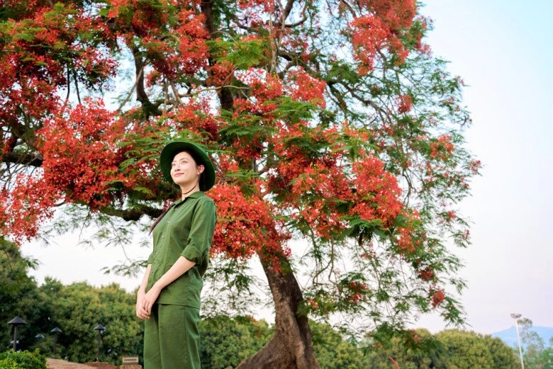 Xuất hiện cô gái đồng bào thái mặc đồ truyền thống độc đáo đẹp phát sáng hoá ra là hoa hậu tiến sĩ đình đám