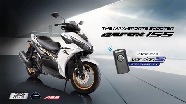 Yamaha aerox 2024 trình làng phiên bản mới xuất hiện nâng cấp trang bị