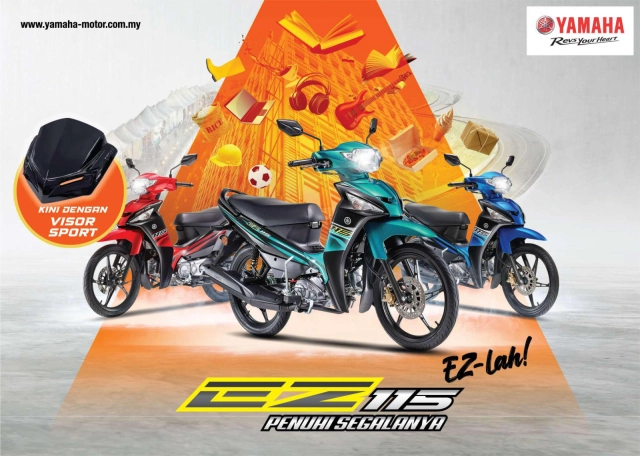 Yamaha ez115 2024 thay đổi diện mạo sau khi thừa kế di sản của yaz 125