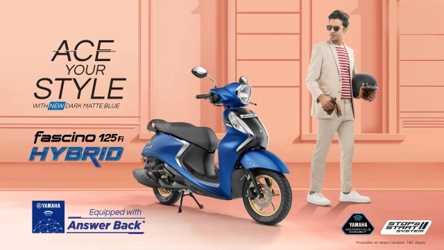 Yamaha fascino 2025 ra mắt cùng vẻ ngoài đậm chất sang chảnh và thanh lịch