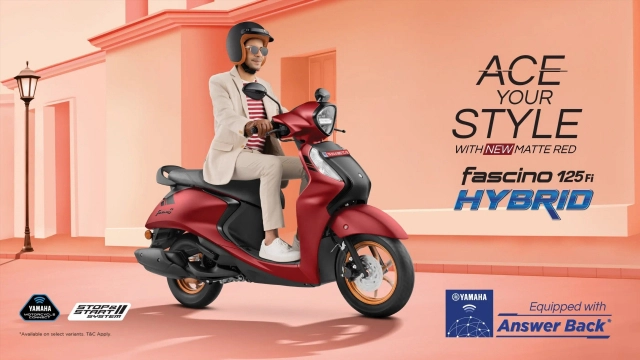 Yamaha fascino 2025 ra mắt cùng vẻ ngoài đậm chất sang chảnh và thanh lịch