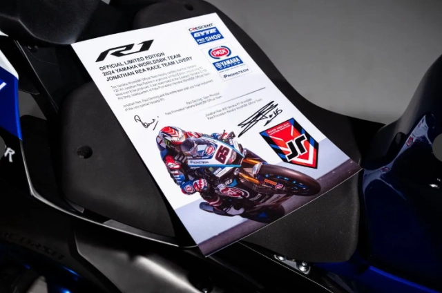 Yamaha r1 jonathan rea replica và winter test hiện đã có sẵn với số lượng giới hạn 65 chiếc