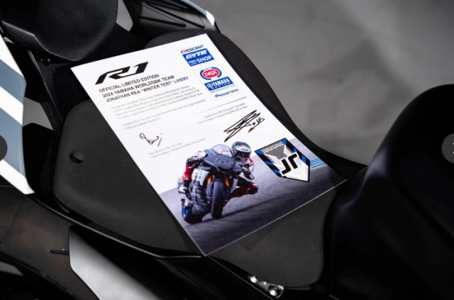 Yamaha r1 jonathan rea replica và winter test hiện đã có sẵn với số lượng giới hạn 65 chiếc