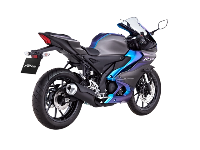 Yamaha r15 2025 ra mắt màu mới indigo gray đắt hơn trước đây