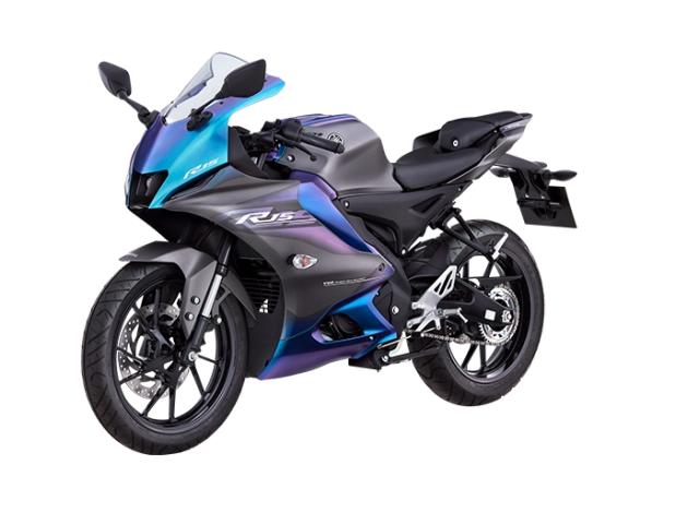 Yamaha r15 2025 ra mắt màu mới indigo gray đắt hơn trước đây