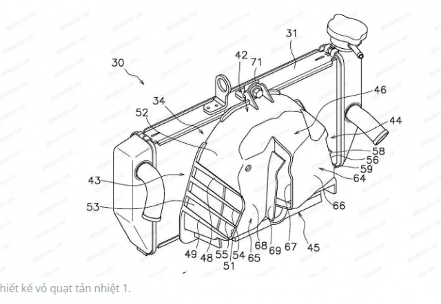 Yamaha r7 thế hệ mới được tiết lộ trong hồ sơ bằng sáng chế của hãng xe nhật bản