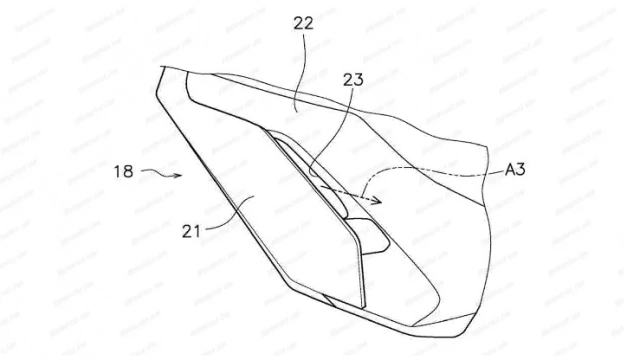 Yamaha r7 thế hệ mới được tiết lộ trong hồ sơ bằng sáng chế của hãng xe nhật bản