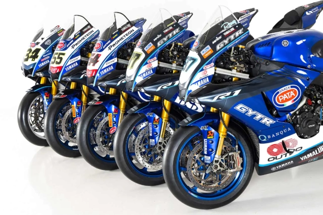 Yamaha racing châu âu tiếp tục duy trì mẫu xe đua yzf-r1