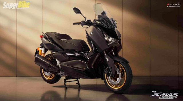 Yamaha xmax 300 2024 tech max ra mắt được trang bị sẵn phuộc ohlins