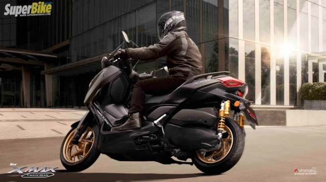 Yamaha xmax 300 2024 tech max ra mắt được trang bị sẵn phuộc ohlins