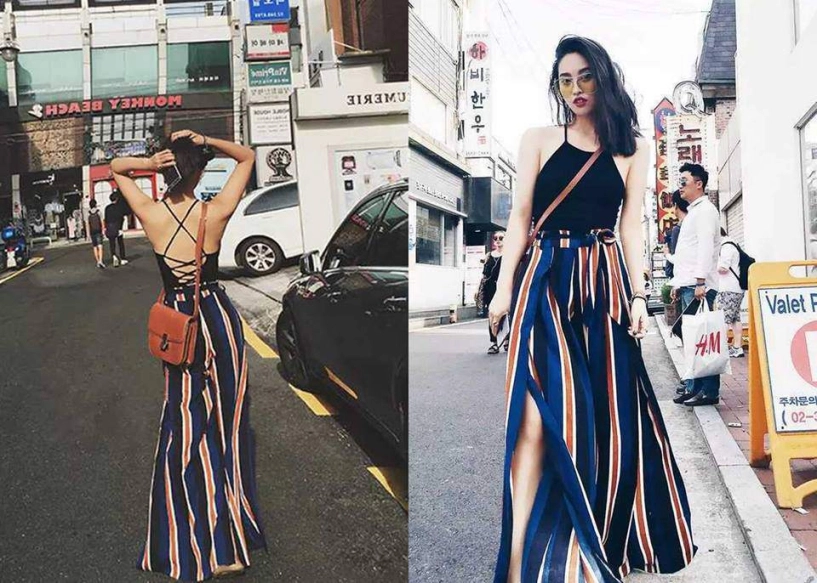 4 điều cần ghi nhớ khi chọn váy maxi đi biển cho nàng nấm lùn