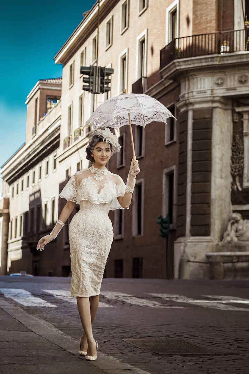 Ăn rất nhiều kem và pizza ngọc loan the face vẫn khoe vòng eo con kiến ở ý