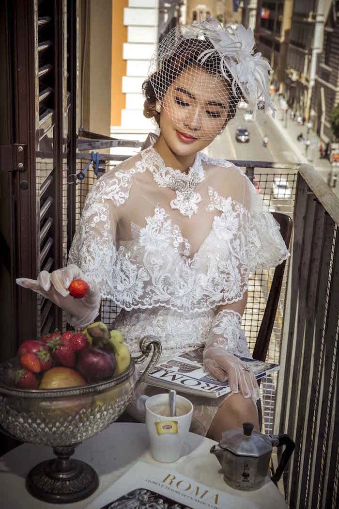 Ăn rất nhiều kem và pizza ngọc loan the face vẫn khoe vòng eo con kiến ở ý