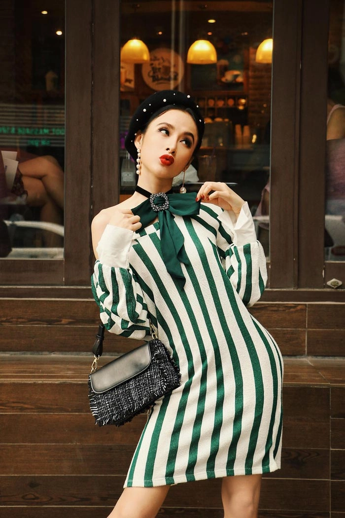 Angela phương trinh cực sexy đối lập hoa hậu thu hoài mộng mị với áo dài