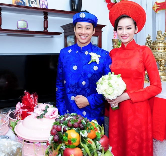 Áo dài ngày cưới của những người đẹp tăng thanh hà thu thảo thủy tiên có gì khác lạ