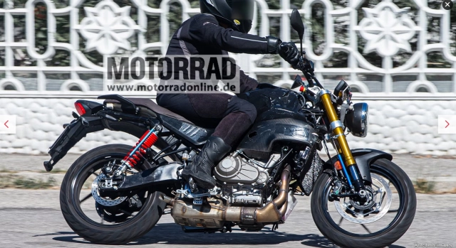 Aprilia tiết lộ chiếc nakedbike tân cổ điển mới 2 xy-lanh 48 mã lực đang trong quá trình thử nghiệm