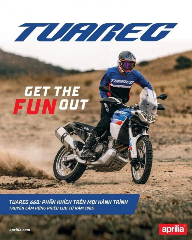 Aprilia tuareg 660 chính thức phân phối tại việt nam
