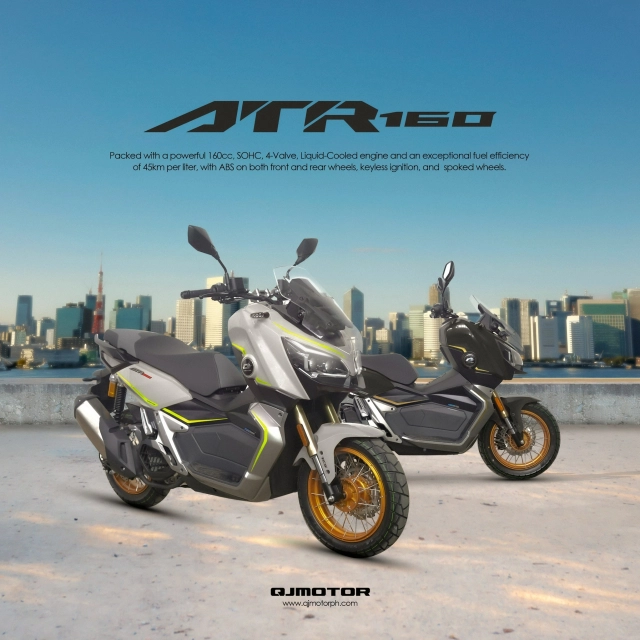 Atr160 2024 - mẫu xe tay ga độc đáo sở hữu dàn chân bánh căm vỏ không ruột