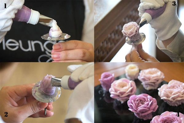 Bà mẹ cựu sinh viên neu mách cách tự bắt hoa kem bơ thần thánh để cài lên bánh