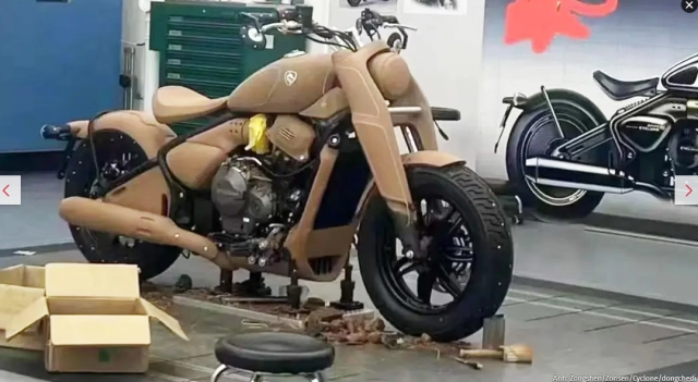 Bản sao triumph bobber từ đối tác piaggio-zongshen bất ngờ xuất hiện