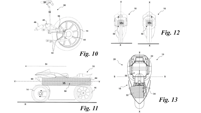 Bằng sáng chế xe máy này có kiểu dáng aero hoang dã nhất từng được thấy