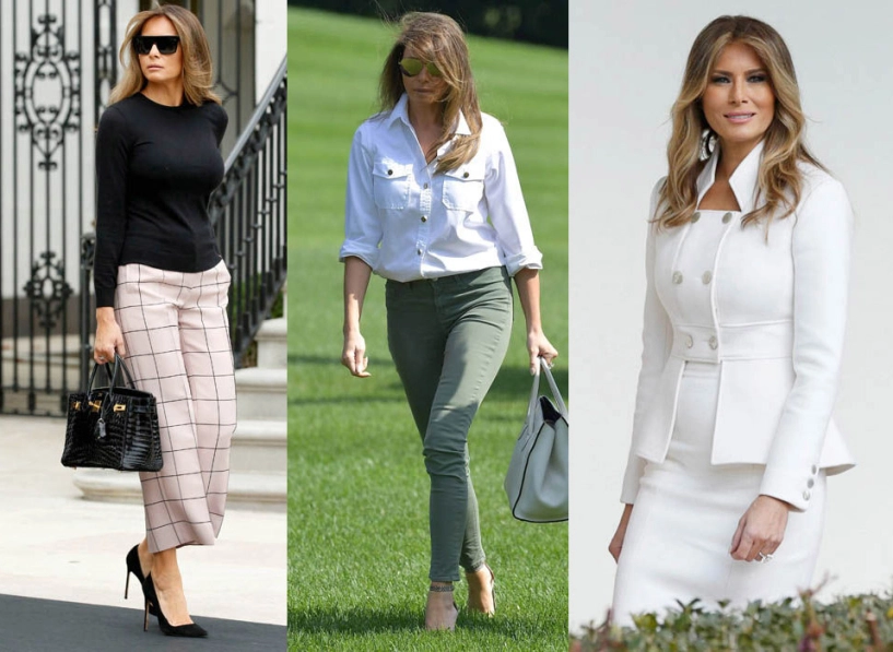 Bí ẩn thời trang hút triệu lượt view của đệ nhất phu nhân mỹ melania trump