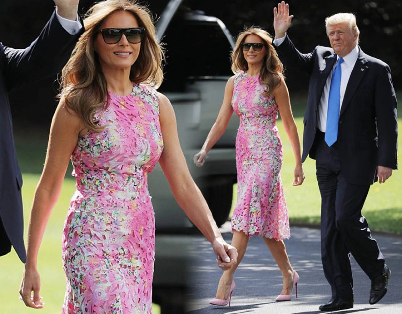 Bí ẩn thời trang hút triệu lượt view của đệ nhất phu nhân mỹ melania trump