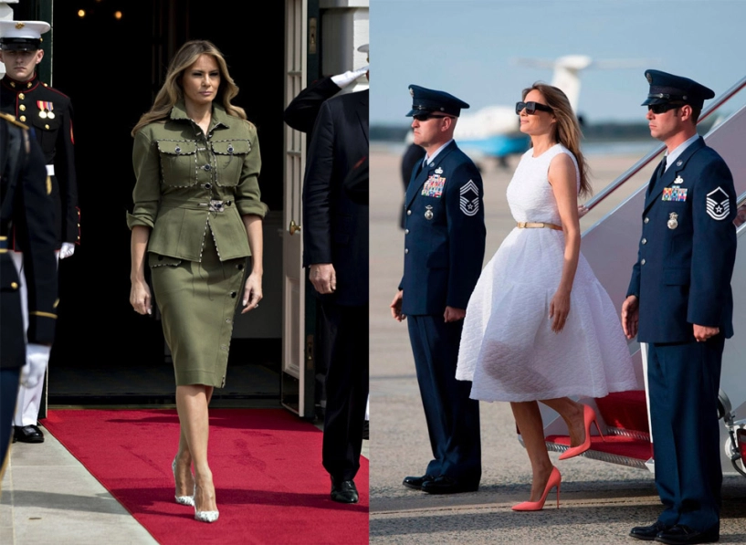 Bí ẩn thời trang hút triệu lượt view của đệ nhất phu nhân mỹ melania trump