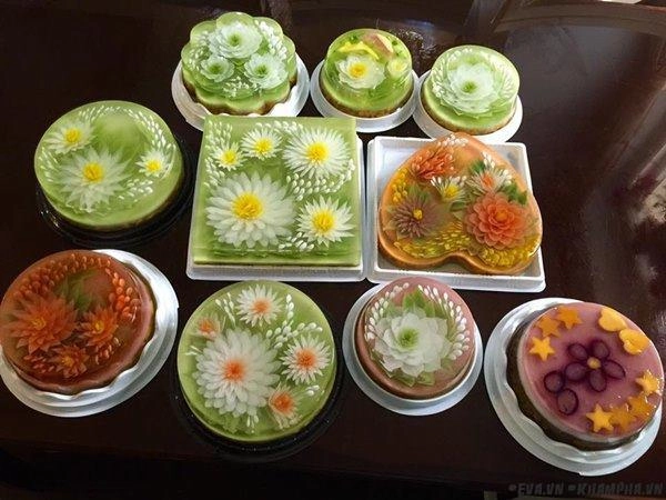 Bị chê nấu ăn dở mẹ hà nội nghỉ việc quyết theo đuổi đam mê tỉa thạch rau câu